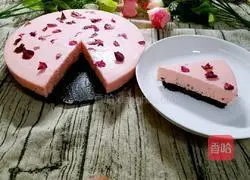 Rose Petal Mousse Cake Recipe Illustration 13