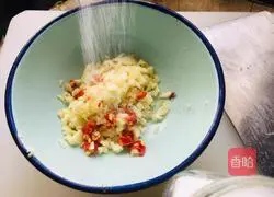 Illustration of steamed scallops with enoki mushroom vermicelli 2