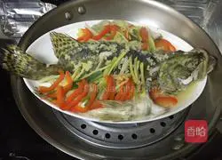 Steamed mandarin fish recipe 9