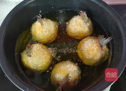 Illustration of how to make anchovy shrimp balls 12