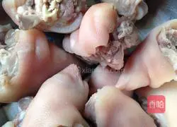 Illustration of how to make rock sugar pig's trotters 2