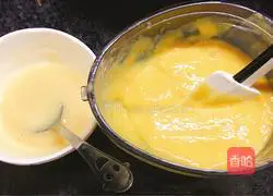 Illustration of how to make cocoa mango mousse 6