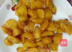 Illustration of how to make shredded sweet potatoes with less oil 4