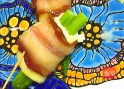 Asparagus cheese bacon roll recipe illustration 11