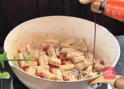 Stir-fry yuba Illustration of how to make shrimps 11