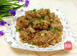 Illustration of how to make steamed pork ribs 10