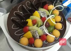 Illustration of how to make 8-inch chocolate mousse 9