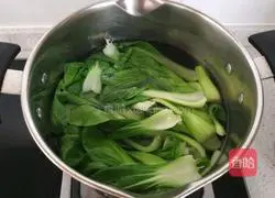 Illustration of how to make braised shrimps and rapeseed 6