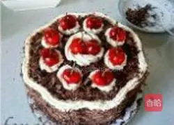 Cherry Black Forest Cake Recipe Illustration 10