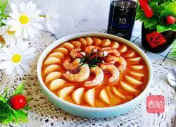 Illustration of how to make steamed eggs with shrimps and tofu 12