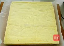 Illustration of how to make chiffon cream cake roll 16
