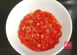 Illustration of steamed fish head with chopped pepper 9