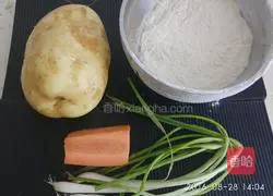 Mashed potato cakes Illustration of how to do it 1