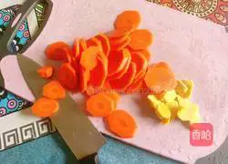 Illustration of how to make fried shrimps with broccoli, carrots and shrimps 10