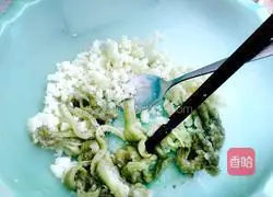 Mix the eggplant and potatoes Illustration of how to make mud 2