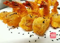Illustration of how to make golden anchovy shrimp 14