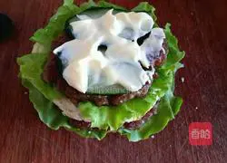 Three-layer beef burger recipe 10