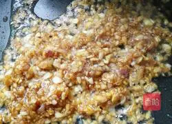 Illustration of how to make garlic scallop vermicelli 5