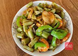 Recipe of King Oyster Mushroom, Bean Curry and Shrimp Recipe 9