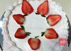 8-inch strawberry cream cake recipe 13