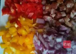 Illustration of how to make colorful cured beans 3
