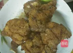 Crisp fried chicken wings Illustration of how to do it 7