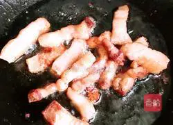 Illustration of how to make stir-fried cabbage with pork belly 3