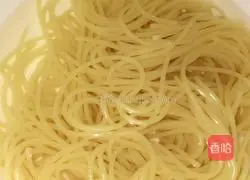 Illustration of how to make tomato pasta 