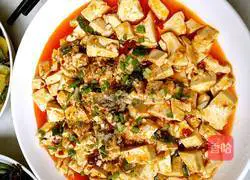 Illustration of how to make Mapo Tofu (Sichuan girl) 7