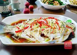 Illustration of how to make steamed fish 7