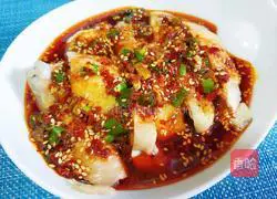 Illustration of how to make spicy saliva chicken 10