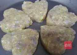 Illustration of how to make broccoli and shrimp cakes 6