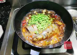 Illustration of how to make delicious mullet and roasted edamame beans 8