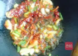 Illustration of how to make double pepper razor clams 4