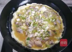 Illustration of how to make scrambled eggs with oysters 8