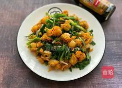 Illustration of how to make scallops with green onions 9