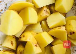 Illustration of how to make large plate chicken 2