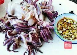 Illustration of how to make clear water squid 11