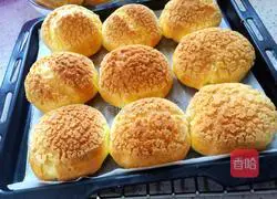 Illustration of how to make puff pastry cream puffs 13