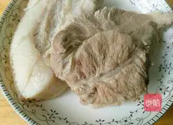 Illustration of how to make twice-cooked pork with sweet potato skin 7