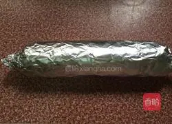 Illustration of how to make matcha cream cake roll 19