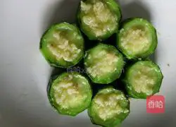 Steamed loofah Illustration of how to make scallops 7