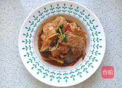Illustration of home-style fish stew with tofu 12
