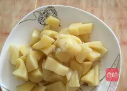 Illustration of how to make bell pepper mashed potatoes 1