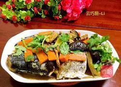 Illustration of home-cooked mackerel 17