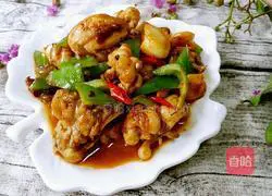 Illustration of how to make spicy fried bullfrog 8