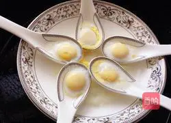 Illustration of steamed quail eggs 4