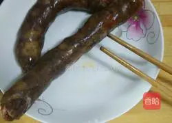 Illustration of how to make Sichuan sausage and fried pepper 5
