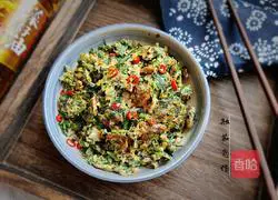 Illustration of how to make scrambled eggs with dandelion 12