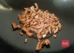 Illustration of how to make stir-fried spring cakes with shredded cabbage and pork 11